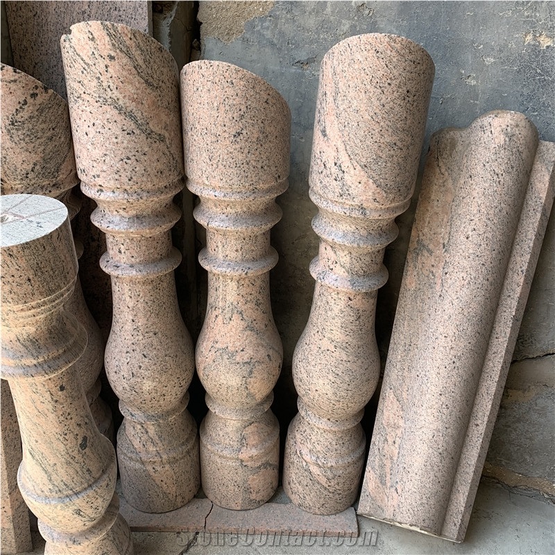 Outdoor Decor California Red Granite Balustrades