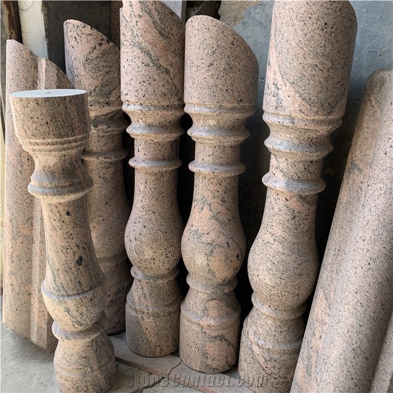 Outdoor Decor California Red Granite Balustrades