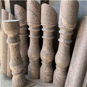 Outdoor Decor California Red Granite Balustrades
