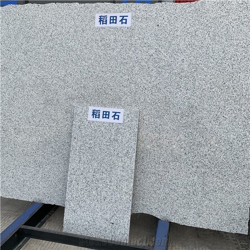 Polished Cheap China G655 White Grey Granite Slab