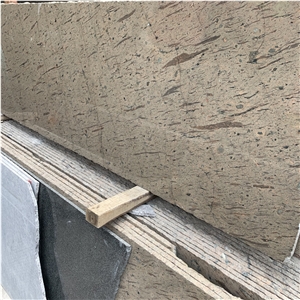 Polished Gold Peacock Granite Slab for Countertop
