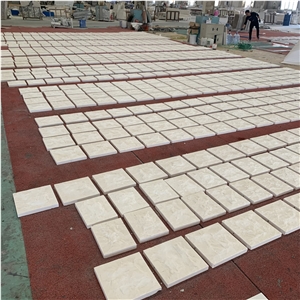 White Limestone Tiles for Exterior Wall Cladding
