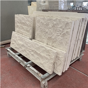 White Limestone Tiles for Exterior Wall Cladding