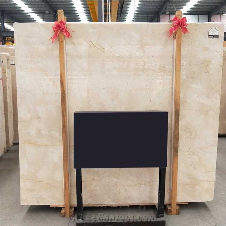 Yellow Color Elite Beige Marble Interior Design