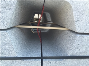 Busshallplatskantstod Granite Kerbstone