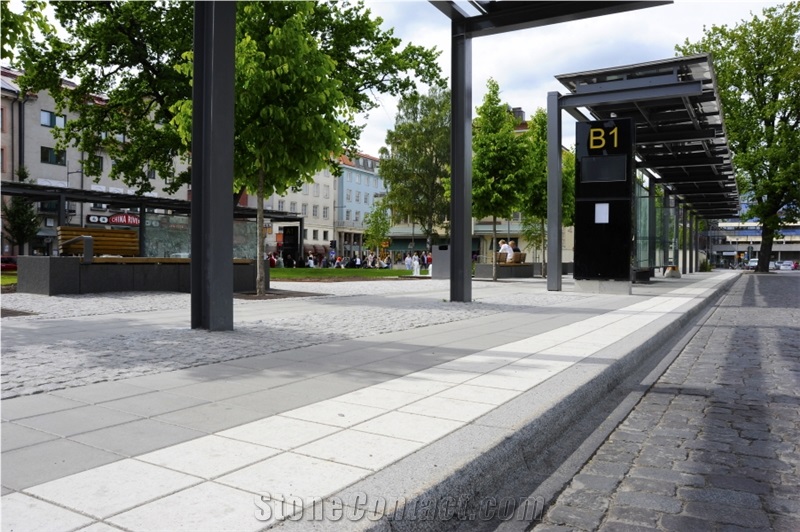 Busshallplatskantstod Granite Kerbstone