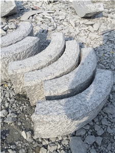 G341 G603d Light Grey Granite Kantstein