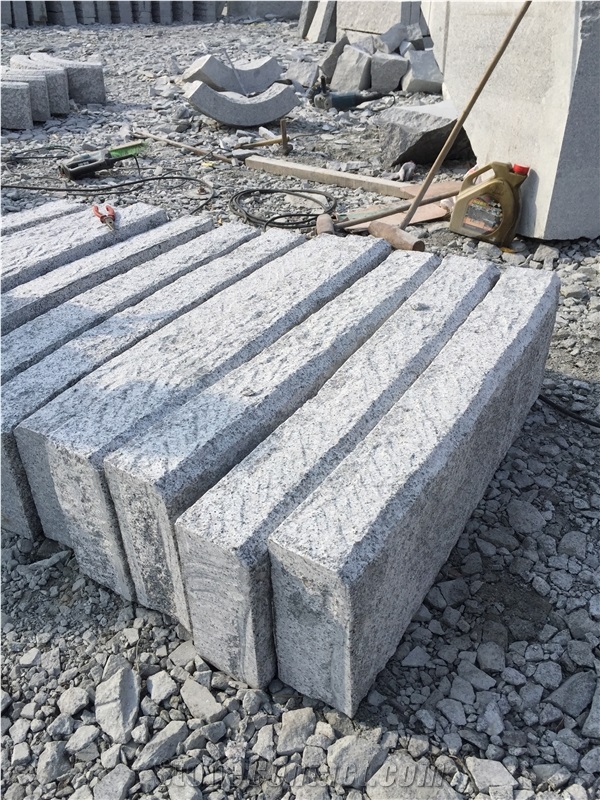 G341 G603d Light Grey Granite Kantstein