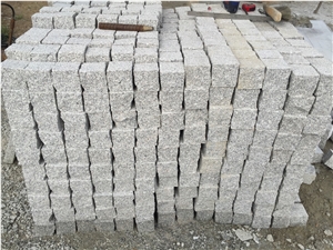 G603 Light Grey Granite Setts Cubes