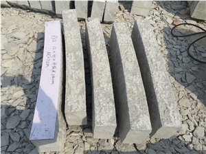 Light Grey Granite Curved Kerbstone