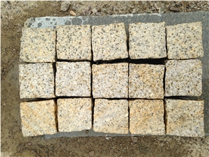 Rusty Gold Yellow Granite G682 Setts/Cubes