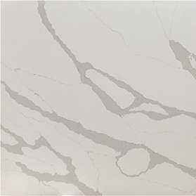Artificial Calacatta White Quartz Kitchen Countertops