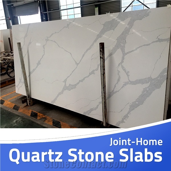 Bianco Carrara Calacatta Manmade Quartz Stone Slab