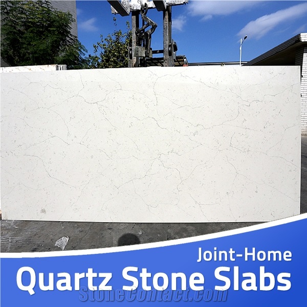 Caesarstone Blizzard Calacatta Nuvo Quartz Slabs