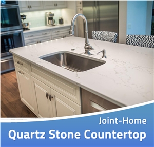 Caesarstone Cosmopolitan White Quartz Countertops