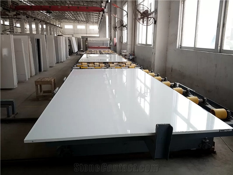Caesarstone Organic Pure White Quartz Stone Slabs