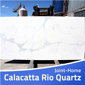 Calacatta Copa Rio Arno 3cm Quartz Vein Stone Slab