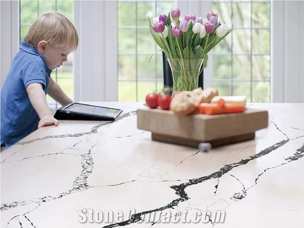 Calacatta Engineered Artificial Stone Quartz Slabs
