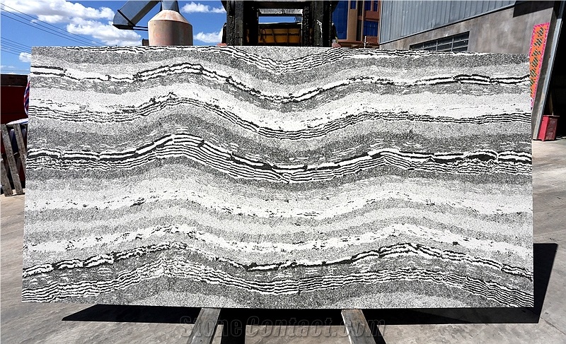 Calacatta Gray Manmade Stone Quartz Walling Slabs
