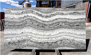 Calacatta Gray Manmade Stone Quartz Walling Slabs