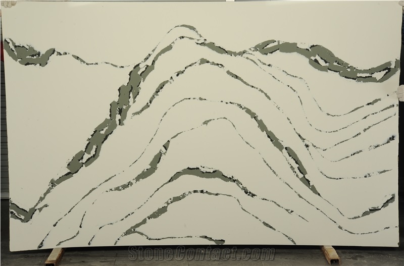 Calacatta Quartz Engineered Stone Slabs