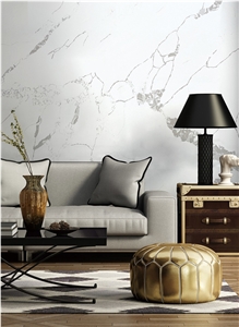 Calacatta White Artificial Walling Floor Slab Tile