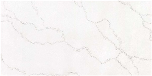 Calacatta White Quartz Stone Kitchen Countertops