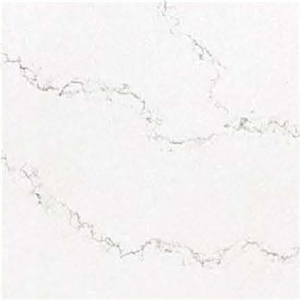 Calacatta White Quartz Stone Kitchen Countertops