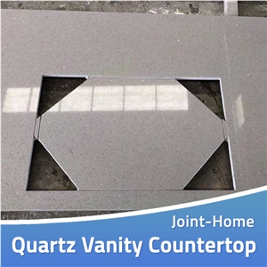 Caroline 72" Bath Vanity Dazzle White Quartz Tops
