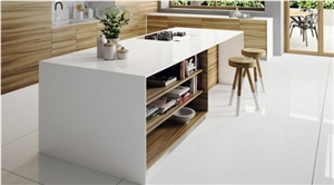 Cheap Super Pure White Engineered Quartz Slabs