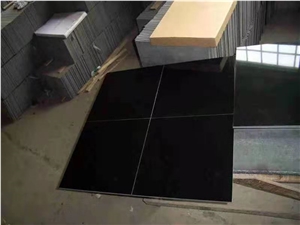 China Absolute Shanxi Black Granite Slab Tile