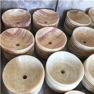 Chinese Yellow Honey Onyx Vessel Sinks Basin Bowls Chinese Yellow Honey Onyx Vessel Sinks Basin Bowls