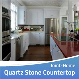 Crema Marfil Manmade Quartz Stone Kitchen Tops