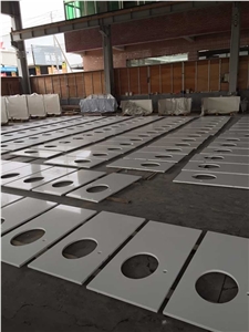 Customized Artificial Stone Bathroom Countertops