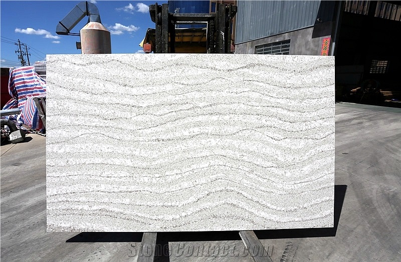 Emerald Pearl Calacatta Carrara Quartz Stone Slabs