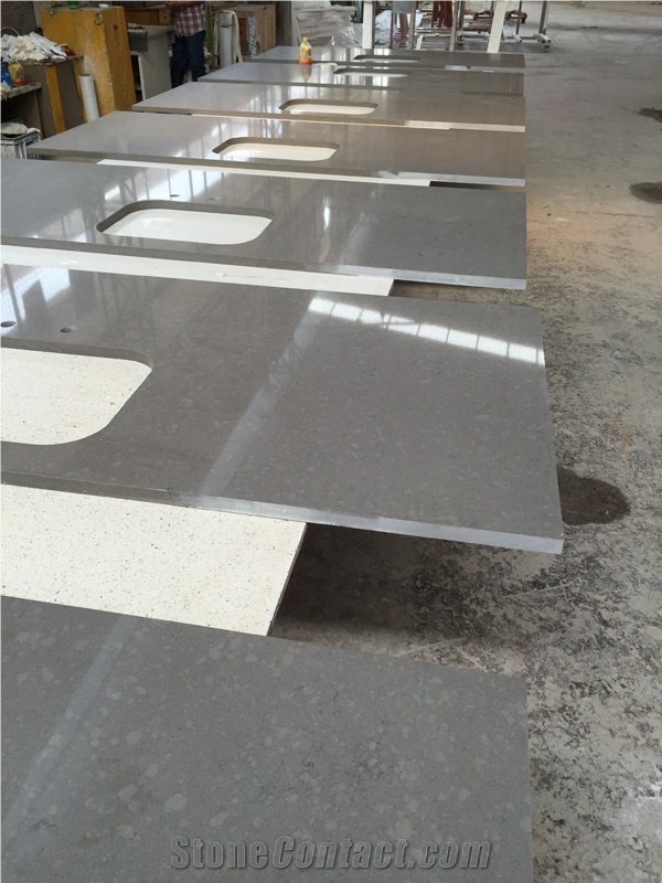 Factory Supply Man Made Quartz Stone Countertops