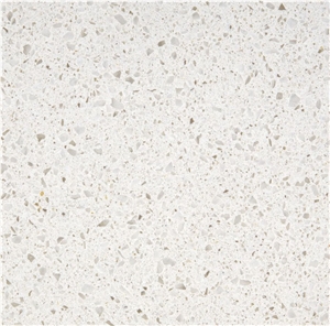 Holly White Crystal Quartz Stone Island Countertop