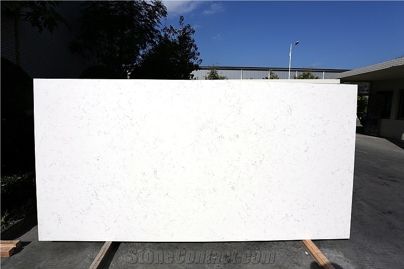 Hot New Pental Carrara Honed Quartz Slab Wholesale