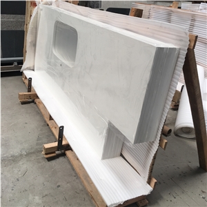 Ice Panda White 60" Brighton Double Sink Bath Tops