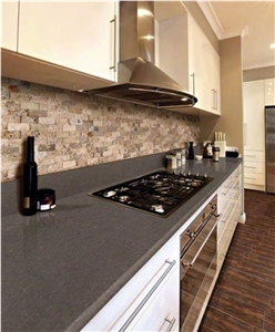 Iconic Grey Quartz Countertops with Cheap Price