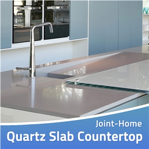 Kensho Light Grey 3cm Quartz Kitchen Countertops