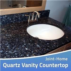 Midnight Blue Cambridge Ariel Quartz Vanity Tops