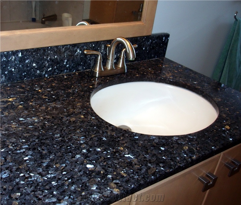 Midnight Blue Cambridge Ariel Quartz Vanity Tops