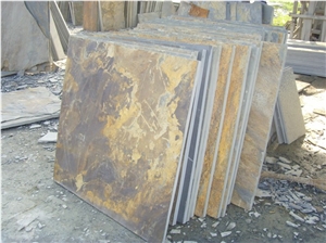 Natural Multicolor Rusty Slate Stone Tiles
