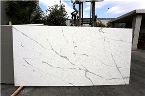 New Calacatta Calcutta Supreme Quartz Surface Slab