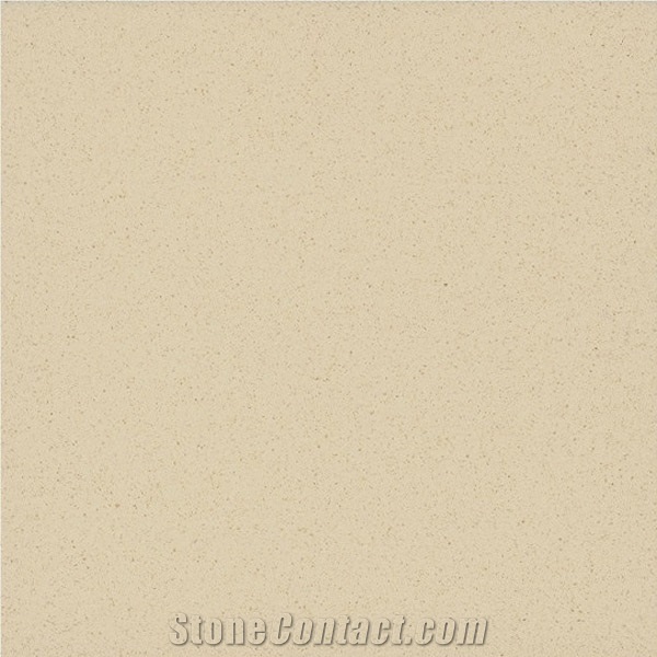 Pebbles Beige Quartz Fine Grain for Kitchen Countertops