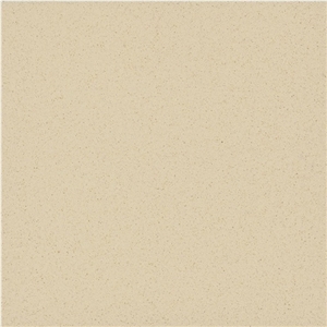 Pebbles Beige Quartz Fine Grain for Kitchen Countertops