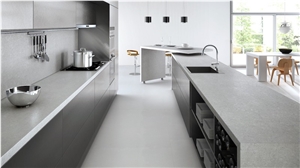 Popular New Best Grey Gray Light Dark Quartz Slabs