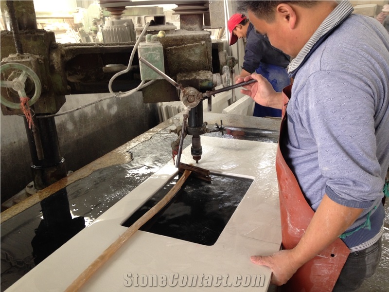 Prefab Quartz Bathroom Countertops with Sparkle