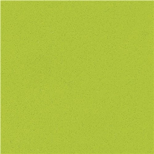 Pure Green Color Engineered Stone Quartz Slabs